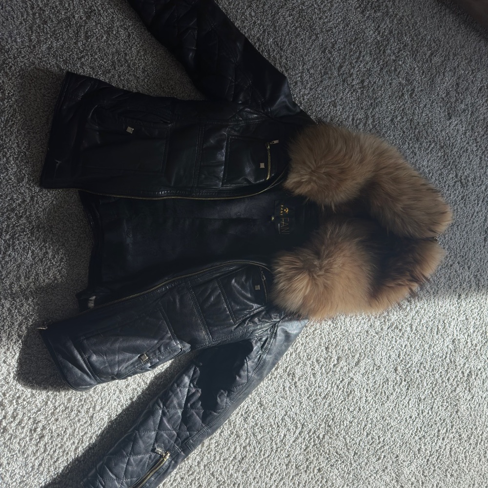 Fox leather jacket - Picture 3 of 3